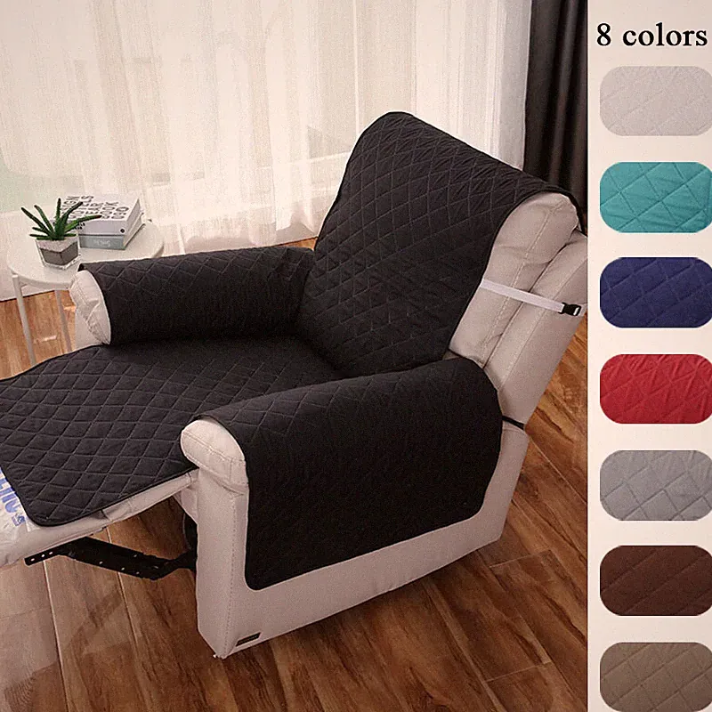 Recliner Chair Cover Slipcover Reversible Protector Anti-Slip Sofa Couch Mat US